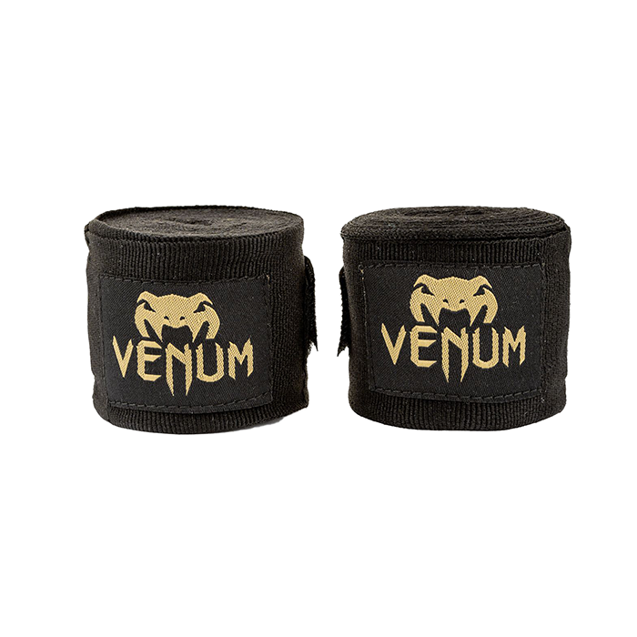 Бинты боксерские Venum Kontact 2,5 m Black/Gold
