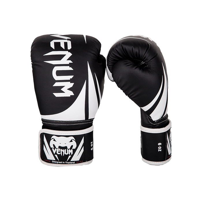 Детские боксерские перчатки Venum Challenger 2.0 Black/White