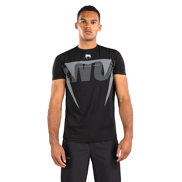 Футболка Venum Adrenaline Black/Silver Grey