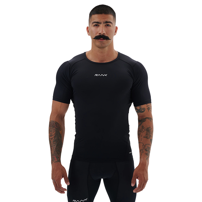 Рашгард с коротким рукавом Rank Compression Chill-Tex Black