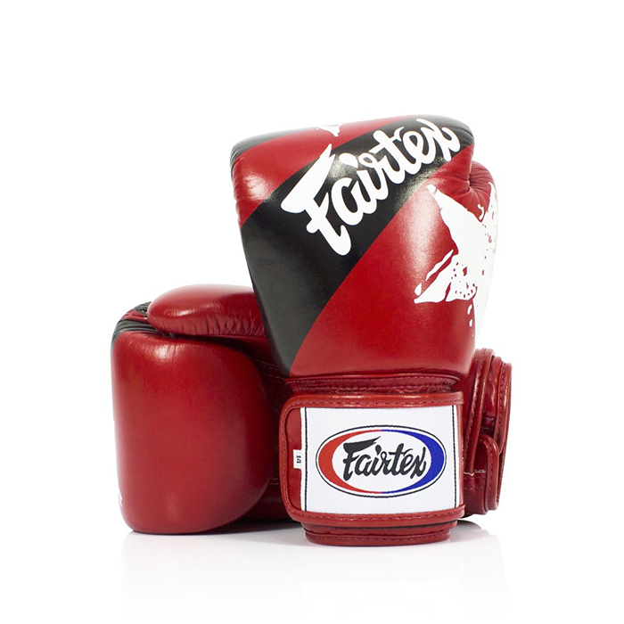 Боксерские перчатки Fairtex BGV1 Nation Prints Red