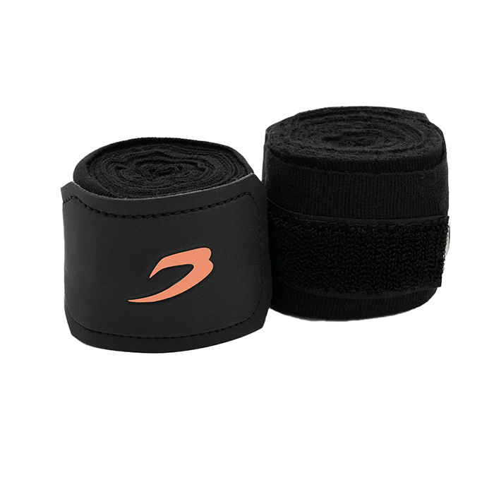 Боксерские бинты Boxraw We Don't Play 4,5 м. Black