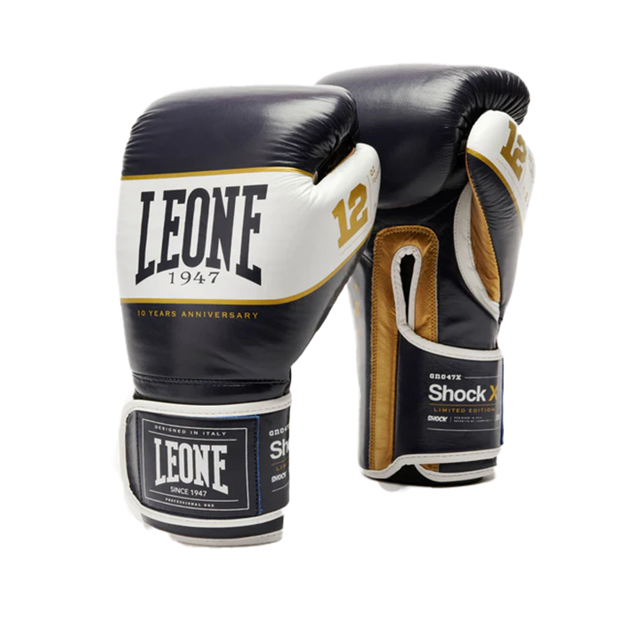Боксерские перчатки Leone 1947 Shock X GN047X Blue