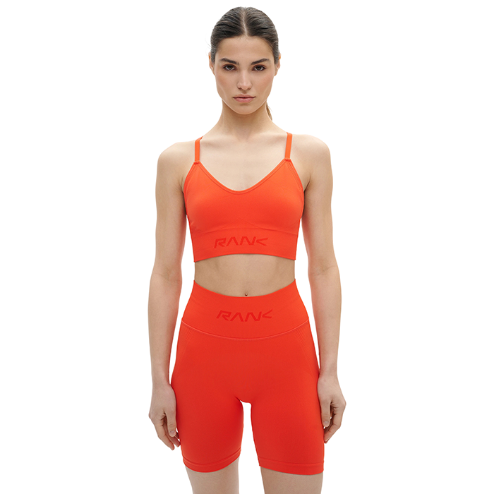 Топ женский Rank Seamless Bra Low Fire Orange