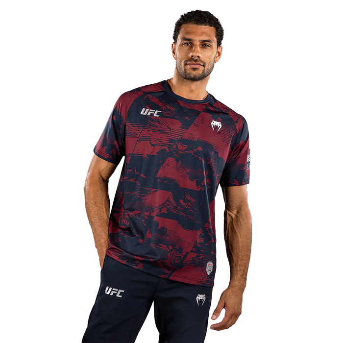Футболка UFC Venum Zenith Fight Week Dry Tech Burgundy