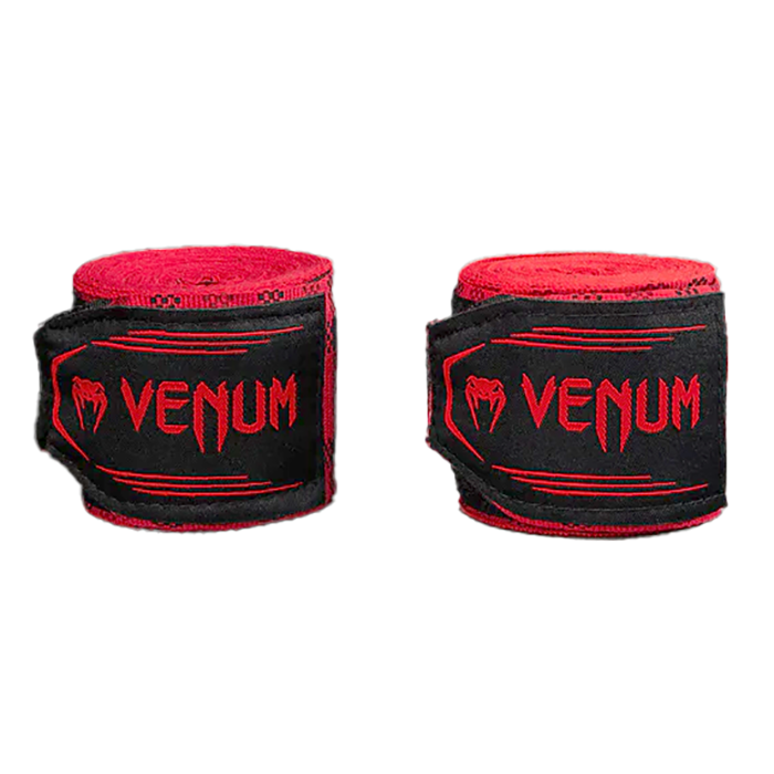 Бинты боксерские Venum Tartan 4 m. Fury Red