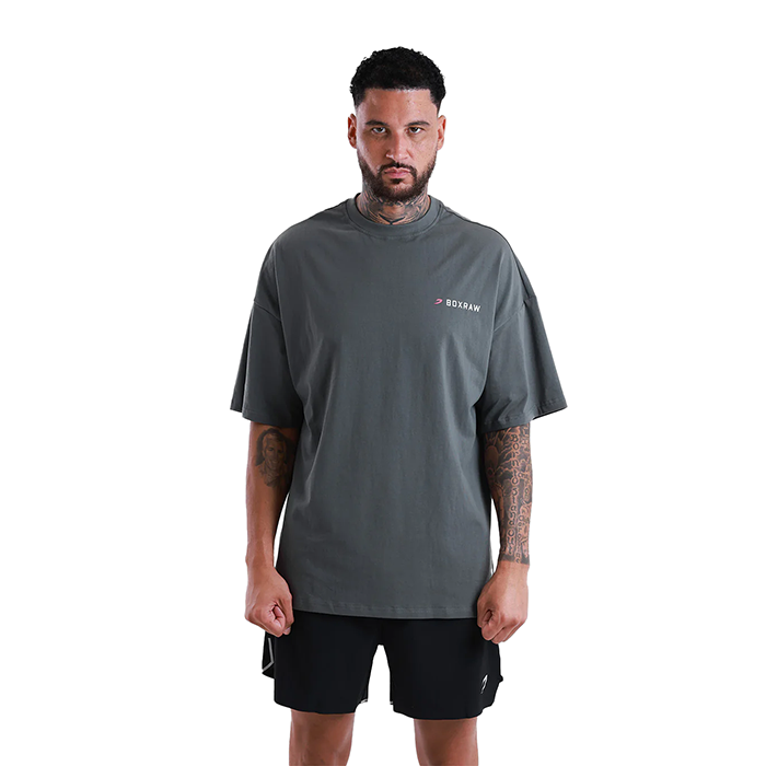 Футболка Boxraw We Don't Play Boxing Grey/Pink