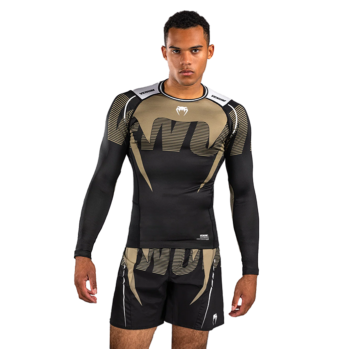 Рашгард Venum Adrenaline L/S Black/Sand