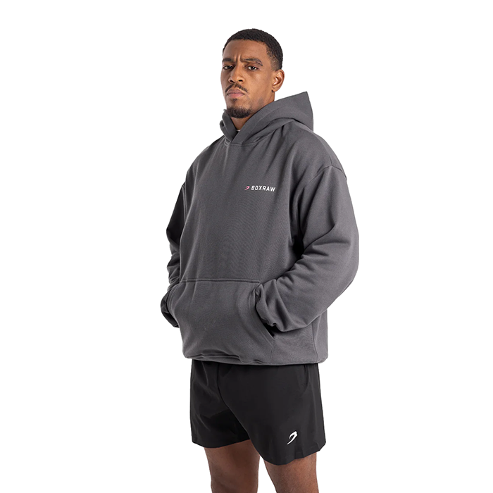 Толстовка Boxraw We Don't Play Boxing Hoodie Grey/Pink