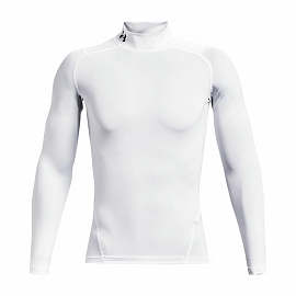 Компресионный лонгслив Under Armour Hg Comp Mock LS White 3