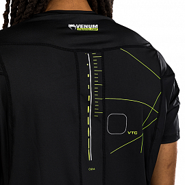 Футболка Venum Dry-Tech Training Camp 4.0 Black/Neo Green 5