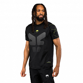 Футболка Venum Dry-Tech Training Camp 4.0 Black/Neo Green 1