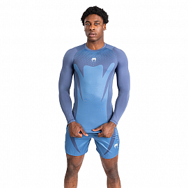 Рашгард Venum Attack L/S Navy Blue 3