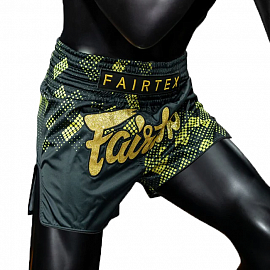 Шорты для тайского бокса Fairtex BS1931 Heart of Gold 3