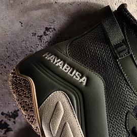 Боксерки Hayabusa Talon Boxing Shoes Green/Tan 5