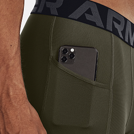 Компрессионные шорты Under Armour HeatGear Armour Long Green 3