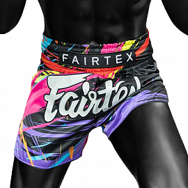 Шорты для тайского бокса Fairtex BS1934 World Music Black 2