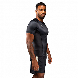 Рашгард с коротким рукавом Venum x Roger Gracie Academy Black 3