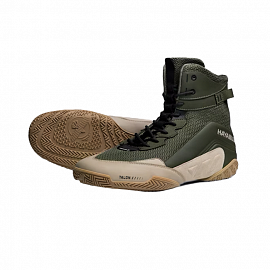 Боксерки Hayabusa Talon Boxing Shoes Green/Tan 3