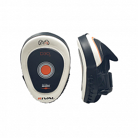 Боксерские лапы Rival RPM10 Intelli-Shok Punch Mitts White/Black 1