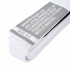 Пояс для кимоно Manto Motto White 1