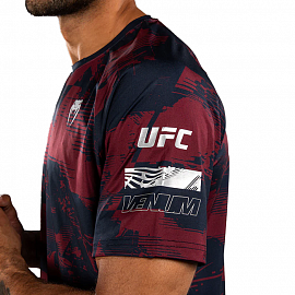 Футболка UFC Venum Zenith Fight Week Dry Tech Burgundy 5