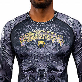 Рашгард Venum Wolf Atak L/S Black/Grey 4
