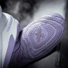 Боксерки Hayabusa Talon Boxing Shoes White/Lavender 3