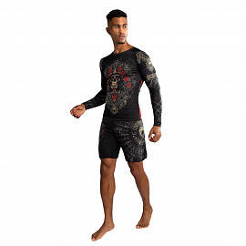 Рашгард Venum Santa Muerte 5.0 L/S Black/Gold 3