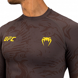 Рашгард UFC Fusion Venum Fight Week Earthen L/S Brown 4