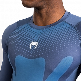 Рашгард Venum Attack L/S Navy Blue 2