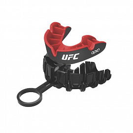 Боксерская капа OPRO Silver UFC Black/Red 2
