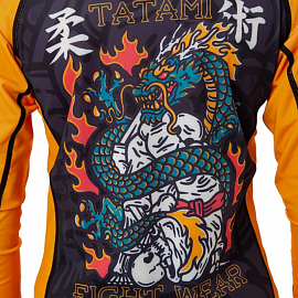 Детский рашгард Tatami Azure Dragon Black 4