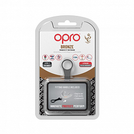 Боксерская капа Opro Bronze White 4