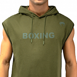 Толстовка без рукавов Venum Boxing VT Sleeveless Military Green 4