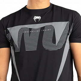 Футболка Venum Adrenaline Black/Silver Grey 4