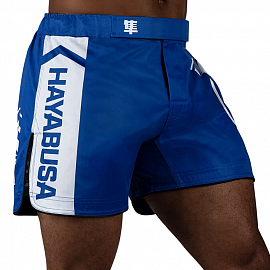 Шорты Hayabusa Icon Mid-Length Fight Shorts Blue/White 1