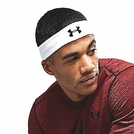 Повязка на лоб Under Armour UA Performance Headband White 3