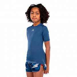 Детский рашгард Venum Contender S/S Royal Blue 1