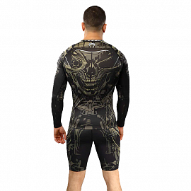 Рашгард Venum Invader L/S Black/Sand 2