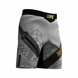 Шорты ММА UFC Unrivaled by Venum Islam Makhachev White/Black 2