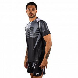Футболка Venum Adrenaline Dry Tech Black/Silver Grey 1