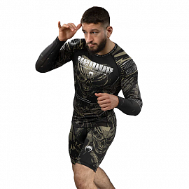 Рашгард Venum Invader L/S Black/Sand 3