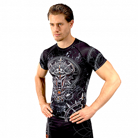 Рашгард с коротким рукавом Venum Gladiator 5.0 Black 1