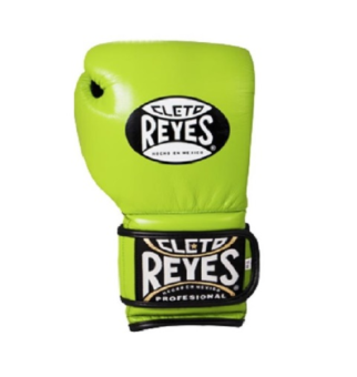 Боксерские перчатки Cleto Reyes E600 Citrus Green