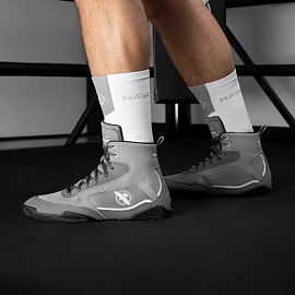 Боксерки Hayabusa Pro Boxing Shoes Triple Grey 4