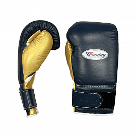 Боксерские перчатки Winning Custom Deep Blue/Gold 1
