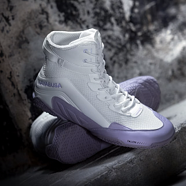 Боксерки Hayabusa Talon Boxing Shoes White/Lavender 4