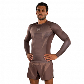 Рашгард Venum No Gi L/S Chocolate Brown 1