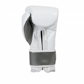 Боксерские перчатки Cleto Reyes E600 White/Silver 3